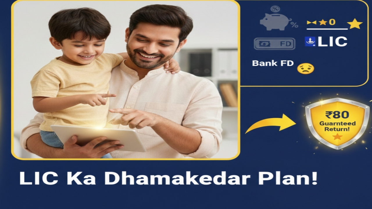 LIC Amritbaal Plan 874 Guaranteed Return vs Bank FD Comparison