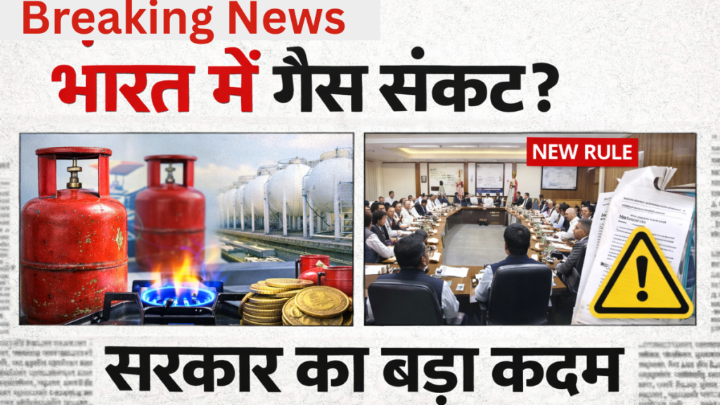 Bharat me gas sankat news, LPG cylinder supply update aur government ka bada decision